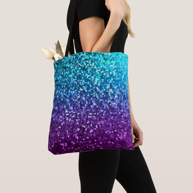 Tote Beutel Mosaik Sparkley Textur (Von Nahem)