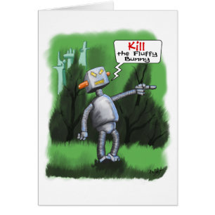 Töte die Fluffy Bunny Card