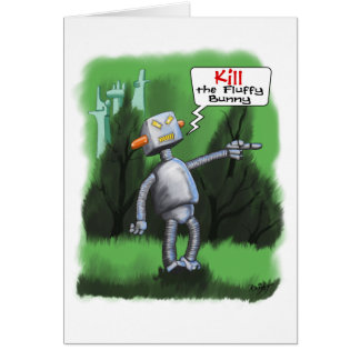 Töte die Fluffy Bunny Card