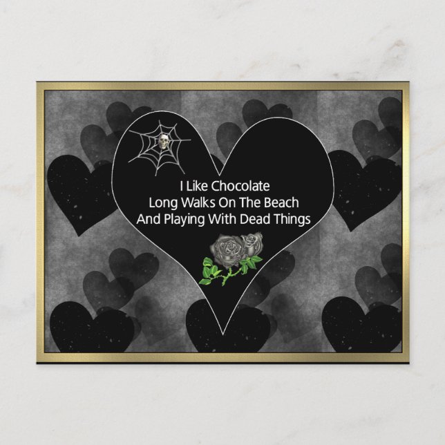 Tote Dinge Postkarte (Vorderseite)