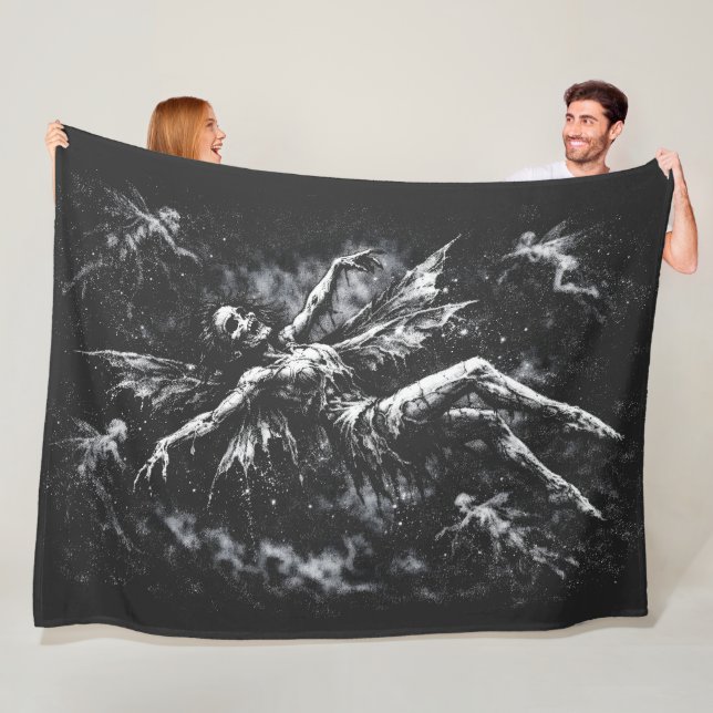 Tote Fee von BurnsInHell Fleecedecke (Beispiel)