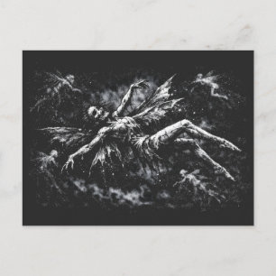 Tote Fee von BurnsInHell Postkarte