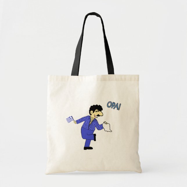 Tote - Greek Dancer Tragetasche (Vorne)