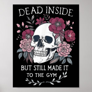 Tote im Inneren, aber immer noch zu Gymnastik gema Poster