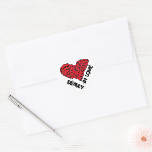 Tote in Liebe Herz-Aufkleber