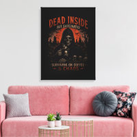 Tote Innere Aber Koffeinierte Kaffee-Wandkunst