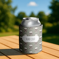 Tote kalte gotische Spooky Schädelmuster kann kühl