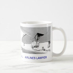 Tote Lawyer™ Fluglinien-Rechtsanwalt-Kaffee-Tass Tasse