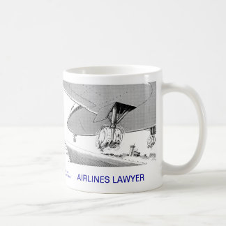 Tote Lawyer™ Fluglinien-Rechtsanwalt-Kaffee-Tasse Tasse