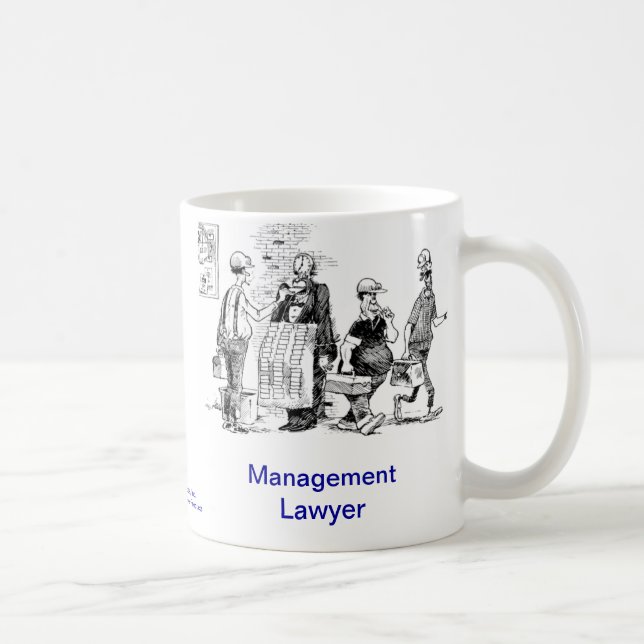 Tote Lawyer™ Management-Rechtsanwalt-Kaffee-Tasse Kaffeetasse (Rechts)