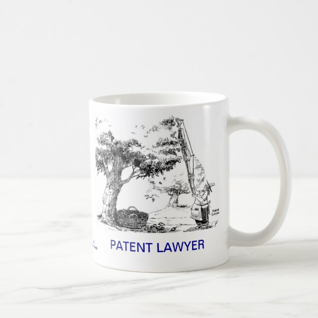 Tote Lawyer™ Patentanwalt-Kaffee-Tasse Kaffeetasse (Rechts)