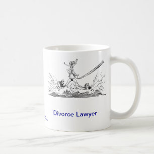 Tote Lawyer™ Scheidungs-Rechtsanwalt-Kaffee-Tass Tasse