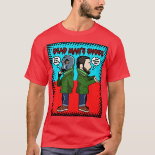 Tote Mann-Schuhe T-Shirt