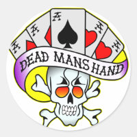 Tote Mans Hand Alte Schule Tattoo