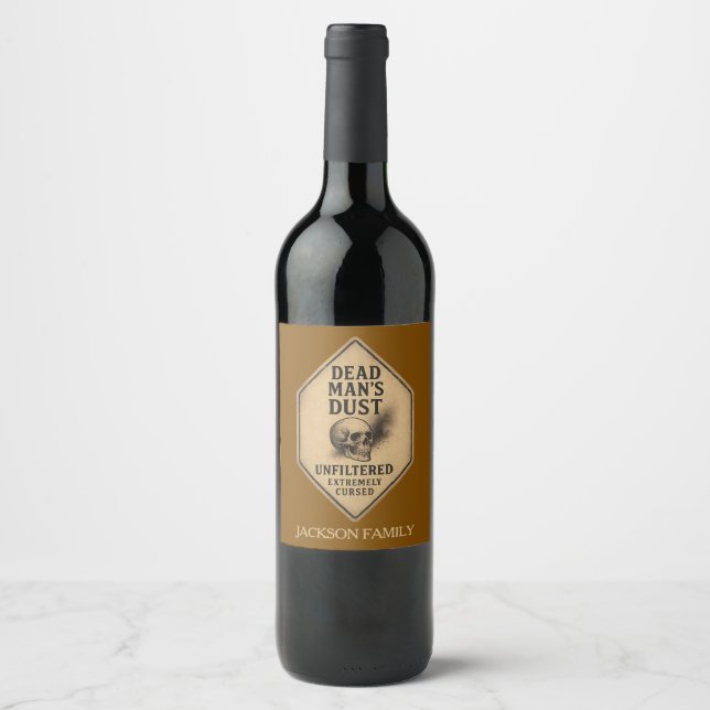 Tote Mans Staub Tonic Wine Label Weinetikett (Vorderseite)