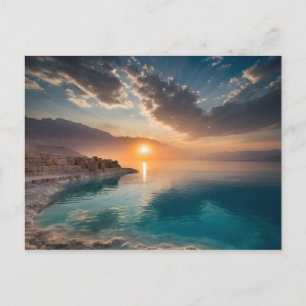Tote-Meer-Landschaft Israel Postkarte