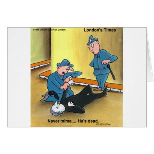 Tote Mime lustige T-Shirts Mugs Karten Geschenke u