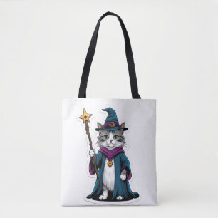 Tote Mini-Zauberkatze mit magischem Stab