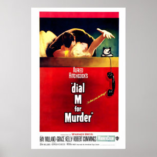 Töte mit M für Mord 1954 Filmplakat Druck A5-A1 Poster