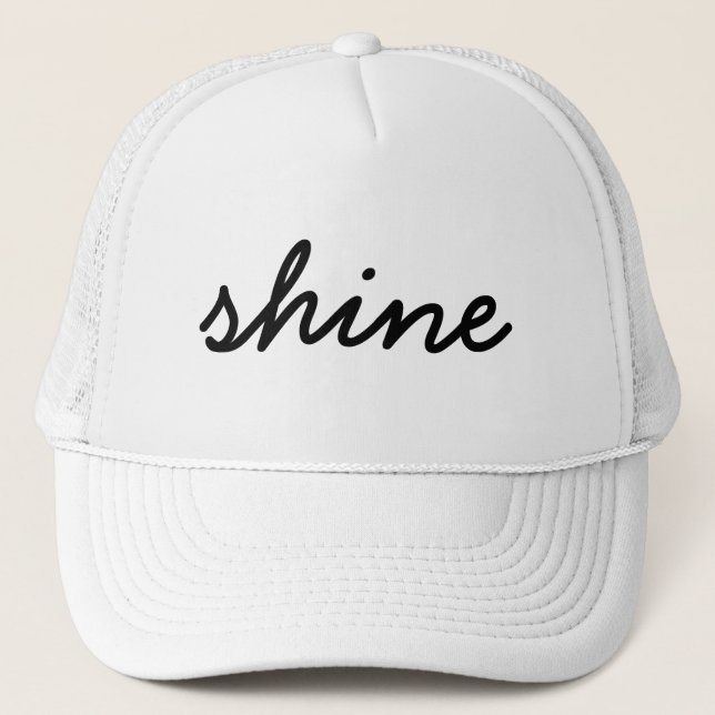 Töte | Moderner minimalistischer trendiger Straßen Truckerkappe (Vorderseite)