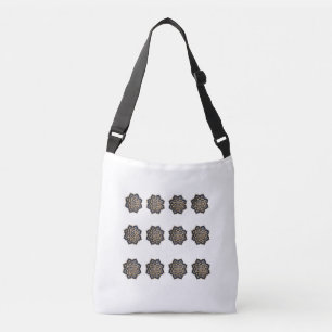 Tote-Navy Mandala 3D-Effekt-Tasche Tragetaschen Mit Langen Trägern