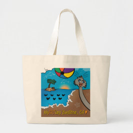 Tote - Ostrich Photobomber - Buellton.Art Jumbo Stoffbeutel