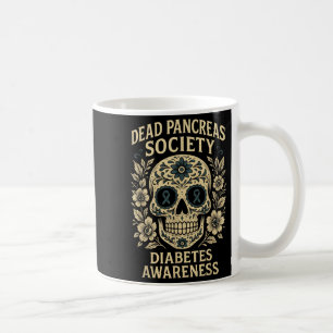 Tote Pankreas-Gesellschaft - Design der Zuckerschä Kaffeetasse