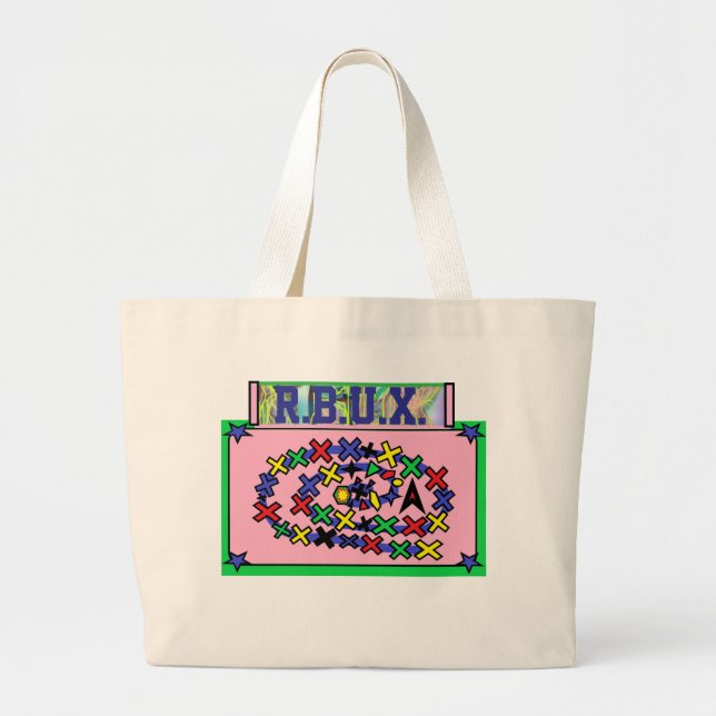 TOTE R.B.U.X. UNIQUEX HANDBAG JUMBO STOFFBEUTEL (Vorne)