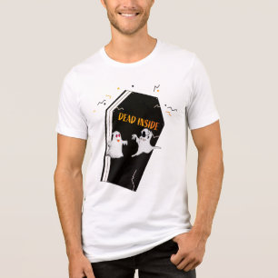 Tote Redewendungen im Inneren Spooky Coffin Hallow Tri-Blend Shirt