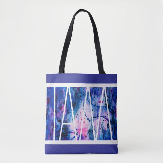 Tote Shopping Bag mit "ICH BIN"-Botschaft (Vorderseite)