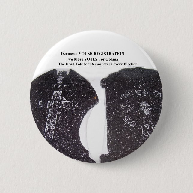 tote Stimmen Button (Vorderseite)