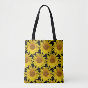 Tote Tag (ao) - Sonnenblumenmosaik