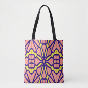 Tote Tag, ein nahtloses klassisches Blumendesign