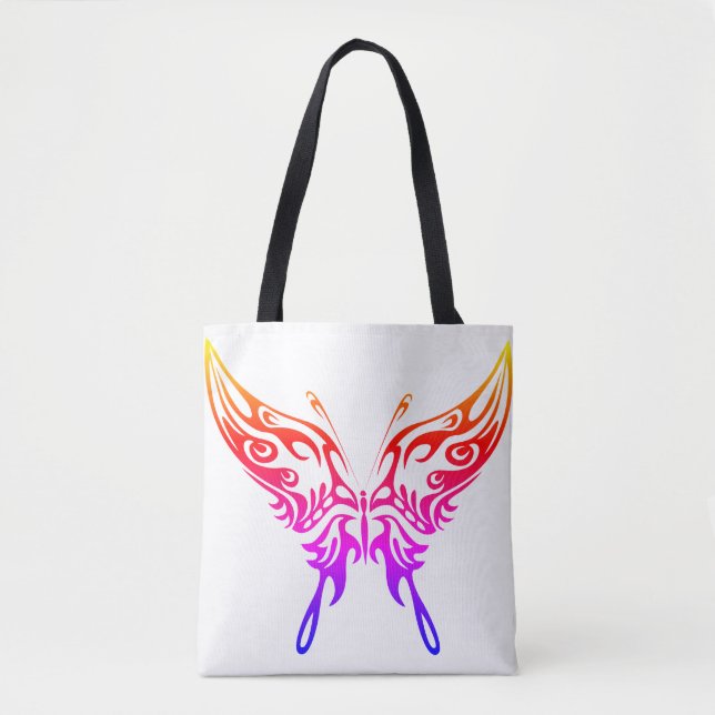Tote Tasche, 'Butterfly Aura' Design, Frauen (Vorderseite)