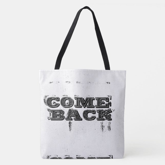 Tote Tasche Ein Vintag inspiriert Stück Mischung (Vorderseite)