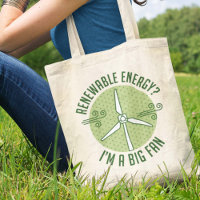 Tote-Tasche für erneuerbare Energien