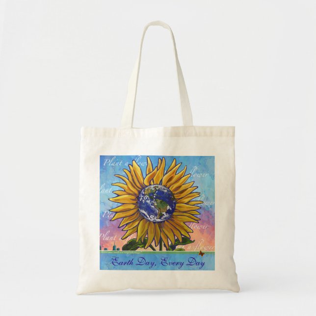 Tote Tasche für Sonnenblumen (Vorne)