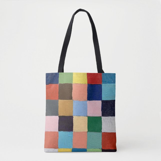 Tote Tasche im Design von Funky Squares (Vorderseite)