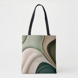 Tote-Tasche in abstrakter Grafik