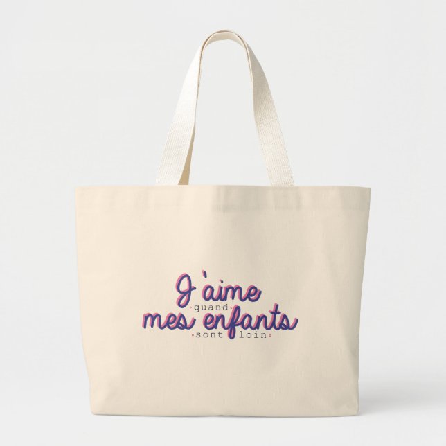 Tote Tasche J'aime Enfants (Vorne)