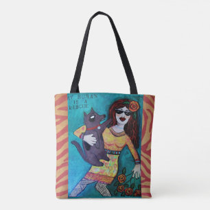 Tote Tasche mein Mensch ist eine Rettung