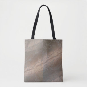 Tote Tasche mit Beige Swirbeldesign