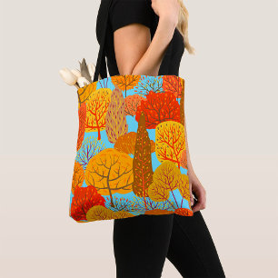 Tote Tasche mit Herbstbaumen