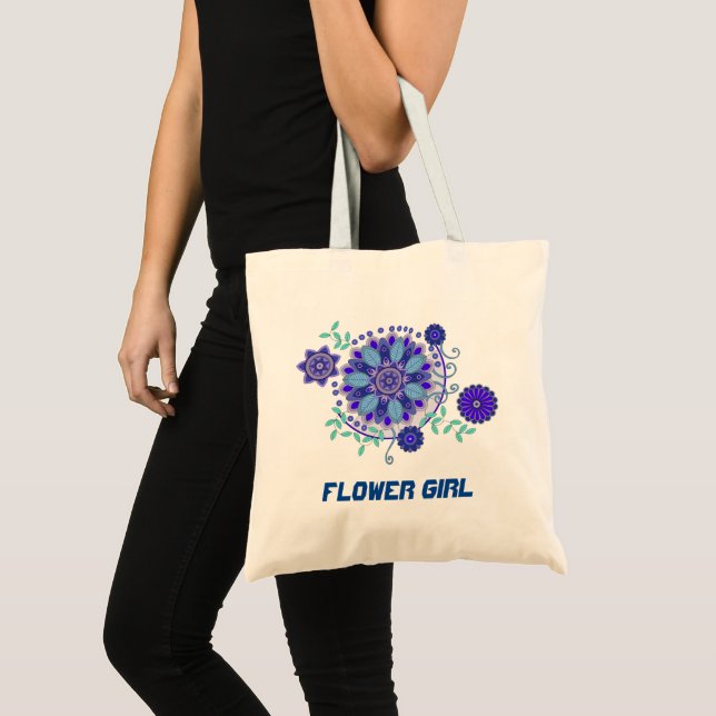 Tote Tasche mit kreativen Blume (Vorderseite (Produkt))