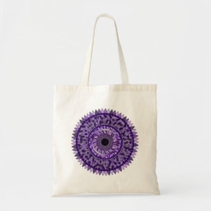 Tote Tasche mit lila Mandala-Design