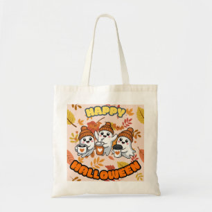 Tote Tasche mit Niedlichen Geistern und glückliche