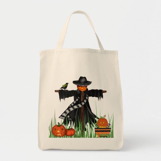 Tote Tasche mit Pumpkins Scarecrow (Vorne)