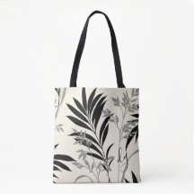 Tote Tasche mit schwarzen und grauen Fronten