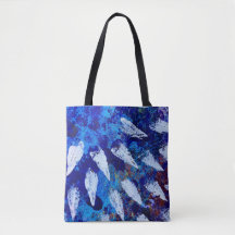 Tote Tasche mit Skyburst Design