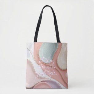 Tote-Tasche mit stilvollem abstraktem Grafikdruck